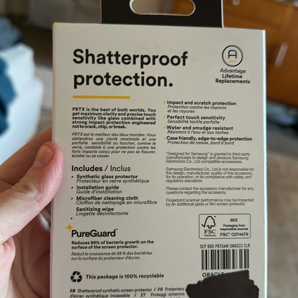 Body Guardz Samsung Galaxy S22 screen protector. - Picture 2 of 2